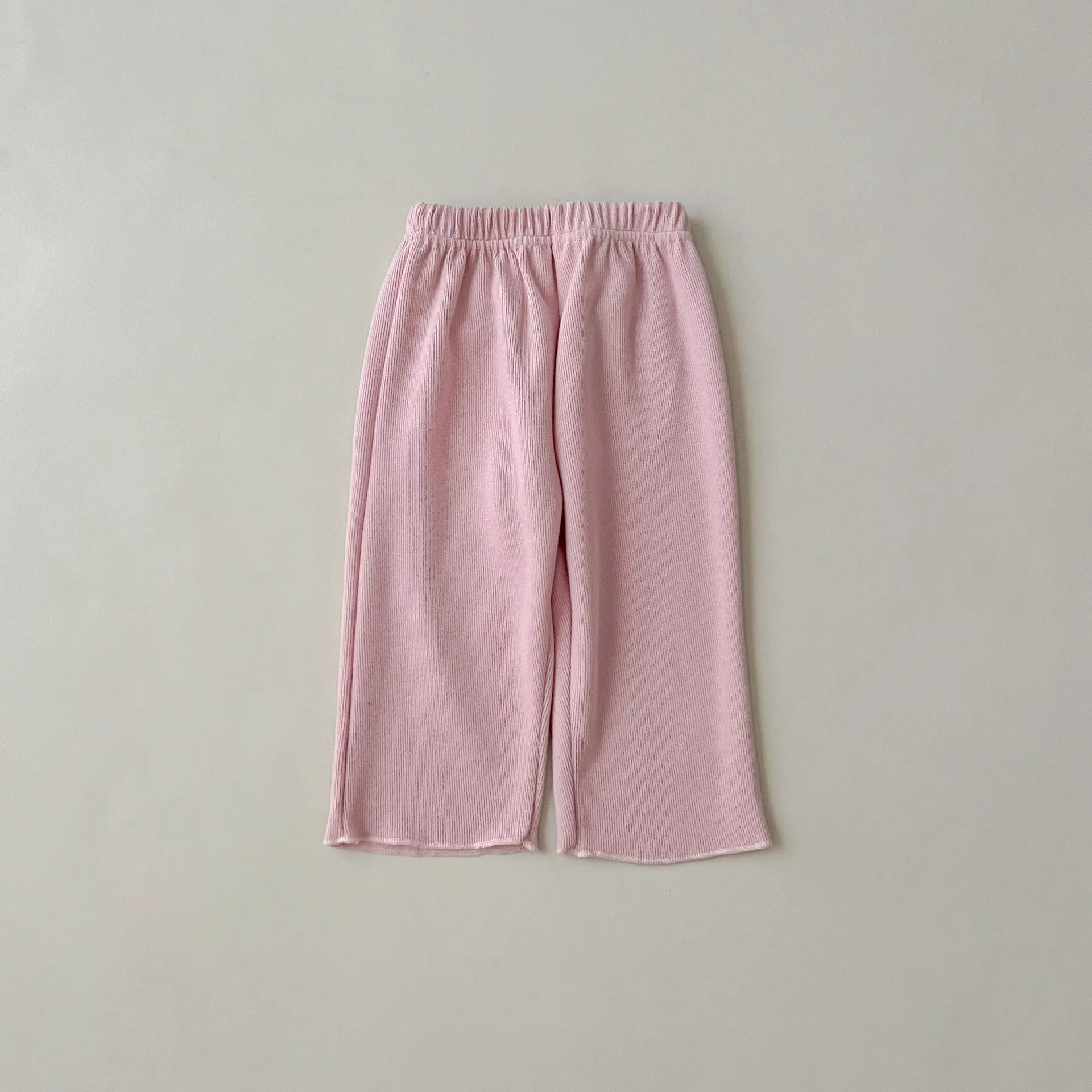 2 Pieces Set Baby Kid Girls Solid Color Tops And Pants Wholesale 23113084