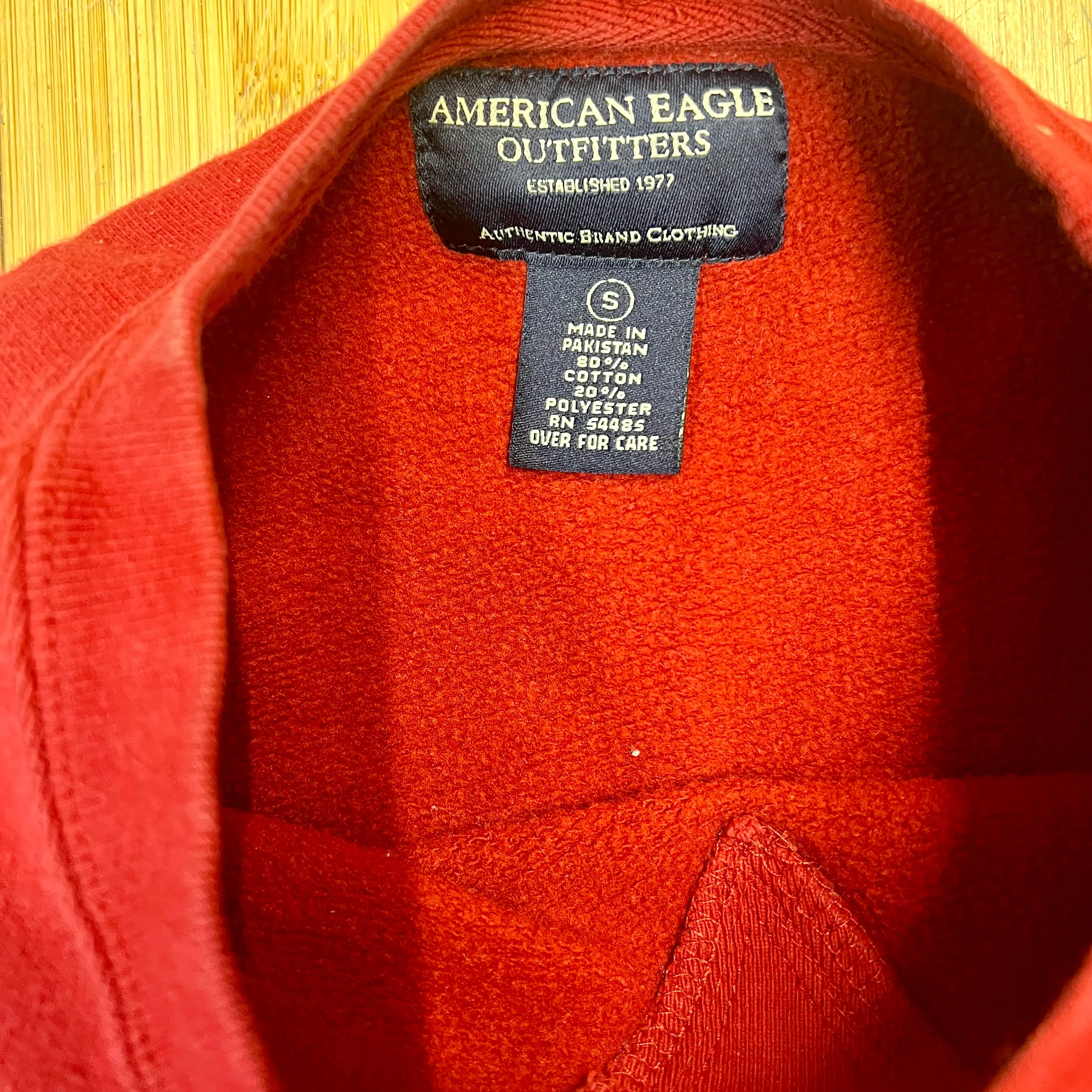 2-Vintage  Adult •American Eagle• Crew Sweat Shirts • 1 X-Small / 1 Small