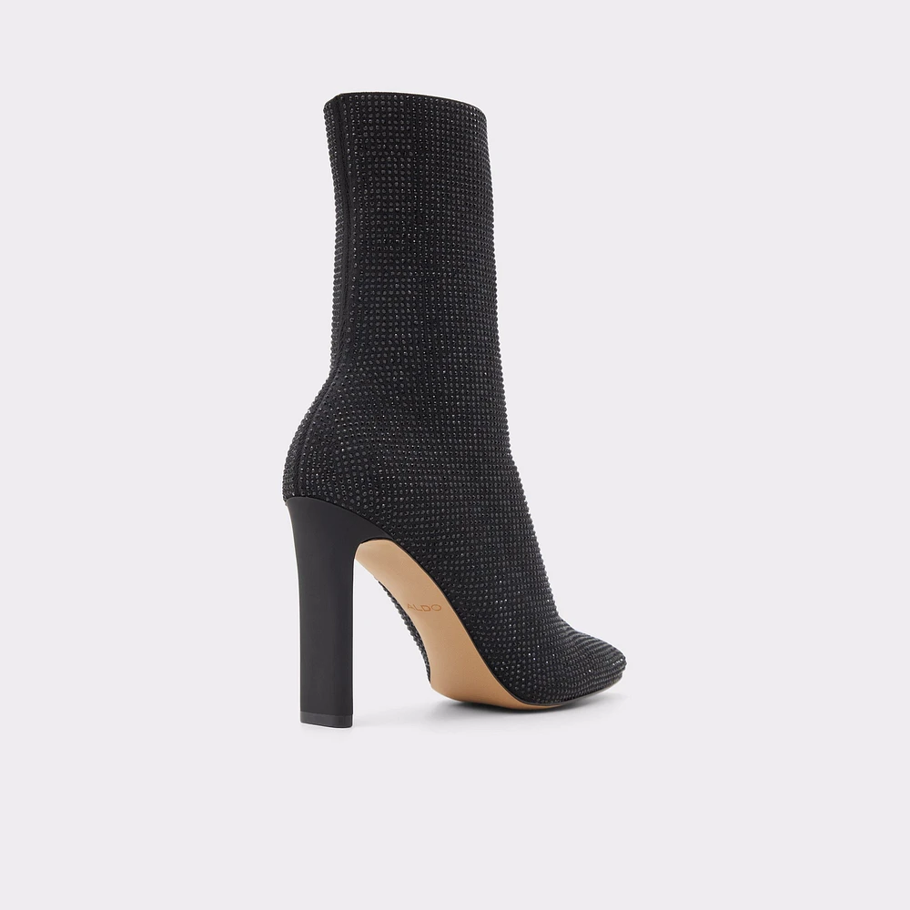 ALDO Delylah Black Textile Mixed Material Women's Sock boots | ALDO Canada