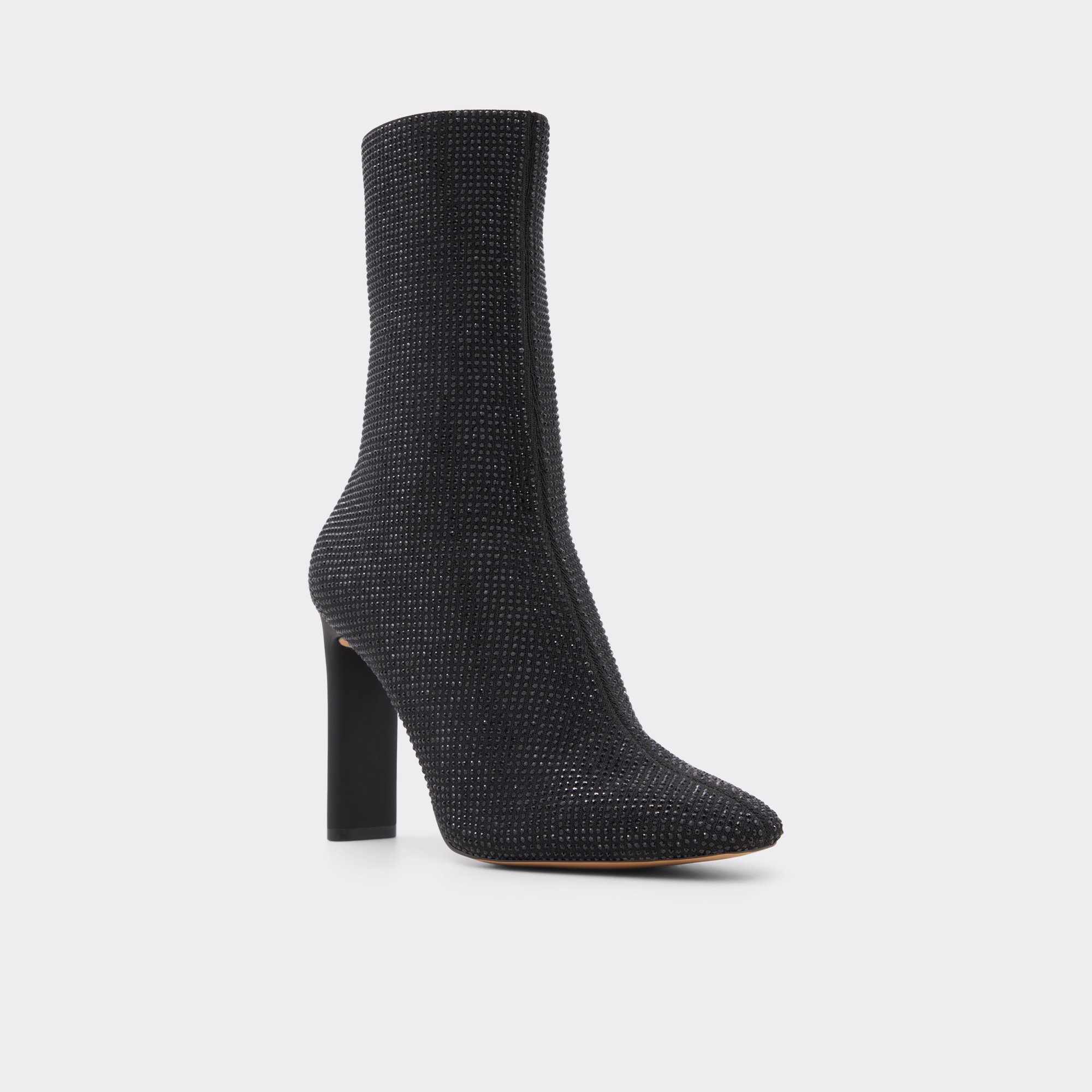 ALDO Delylah Black Textile Mixed Material Women's Sock boots | ALDO Canada