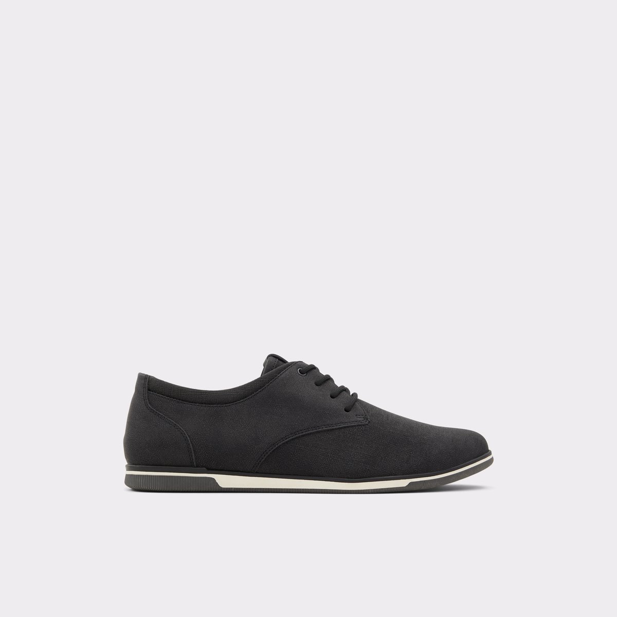 ALDO Heron Black Synthetic Embossed Men's Casual Shoes | ALDO Canada