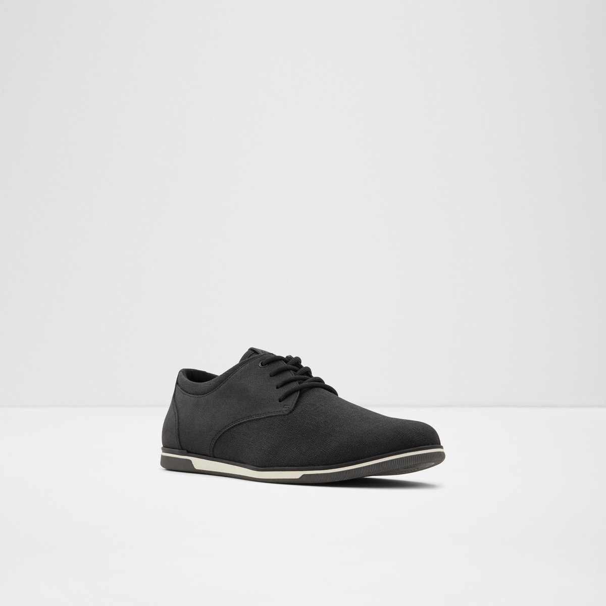 ALDO Heron Black Synthetic Embossed Men's Casual Shoes | ALDO Canada