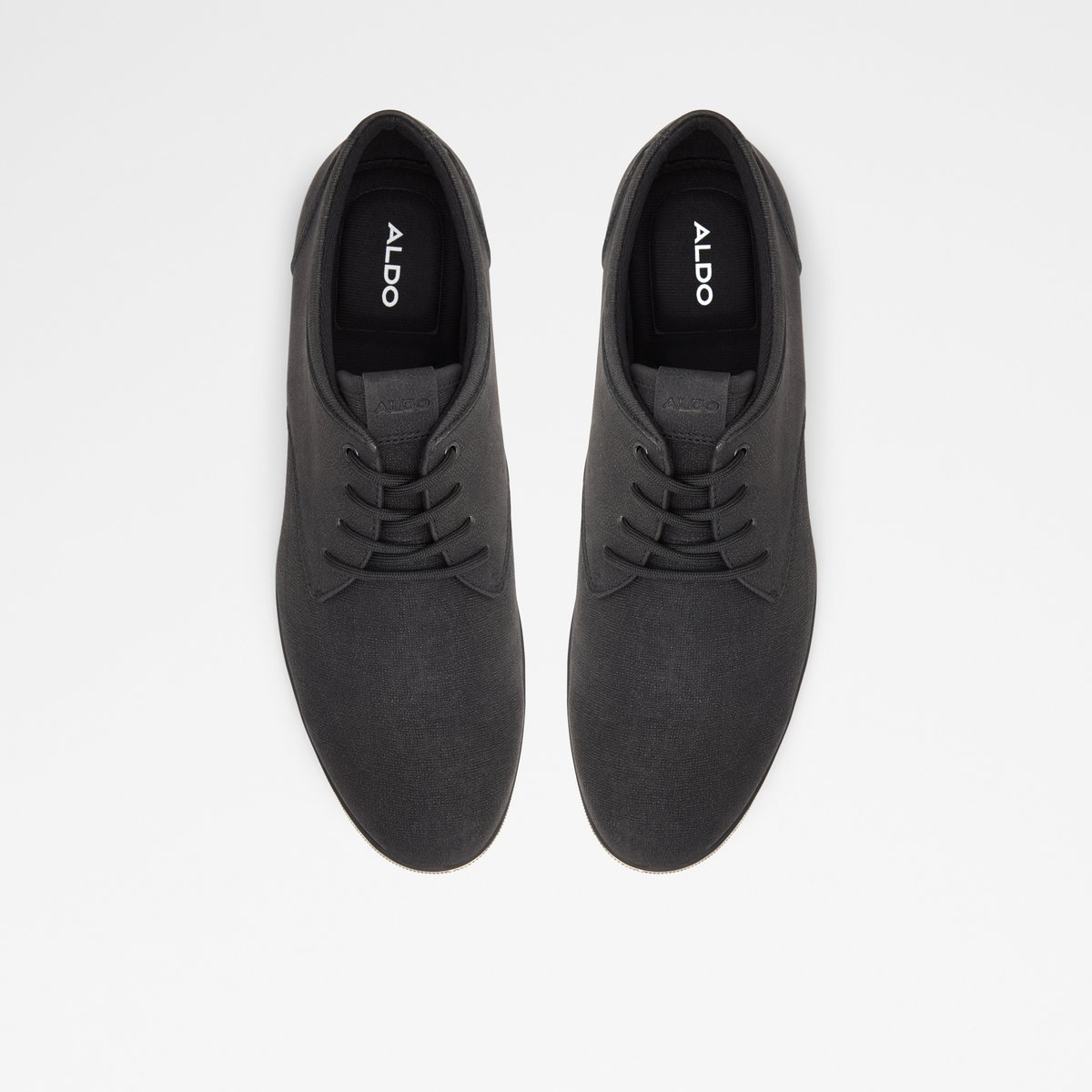 ALDO Heron Black Synthetic Embossed Men's Casual Shoes | ALDO Canada