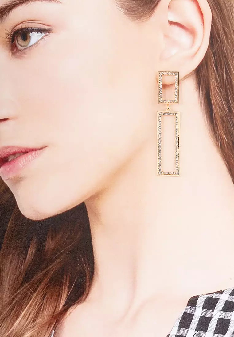 ALDO Koni Rectangular Chandelier Earrings