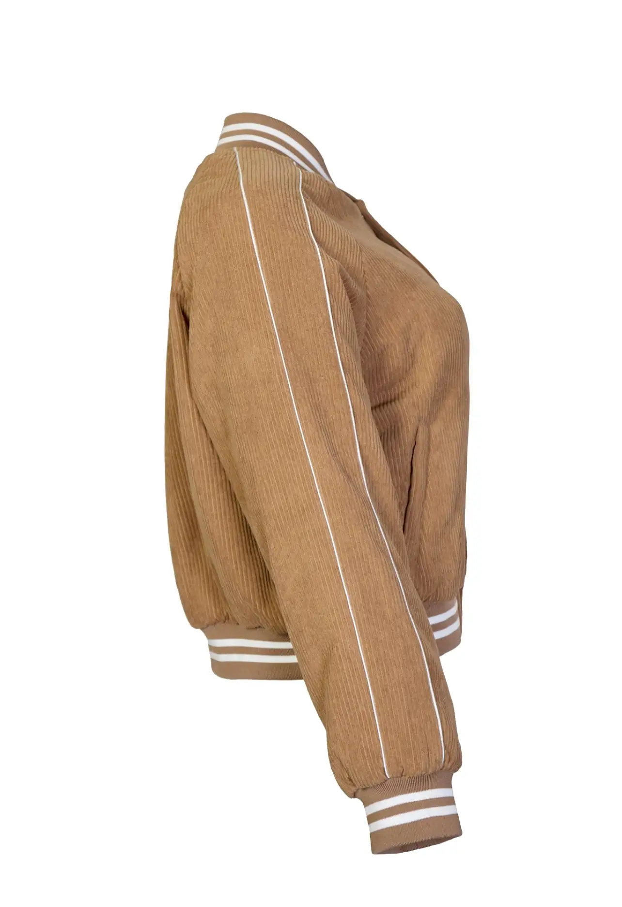 Alex Corduroy Relaxed Fit Varsity Jacket