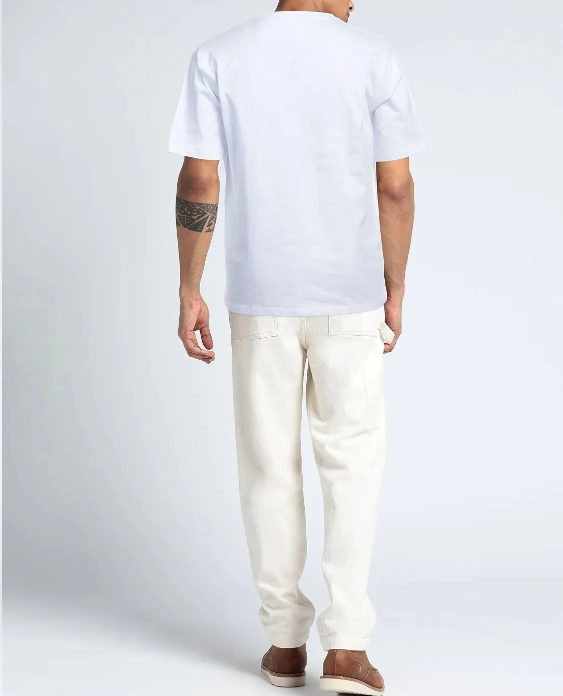 AMIRI  |Crew Neck Flower Patterns Street Style Cotton Short Sleeves