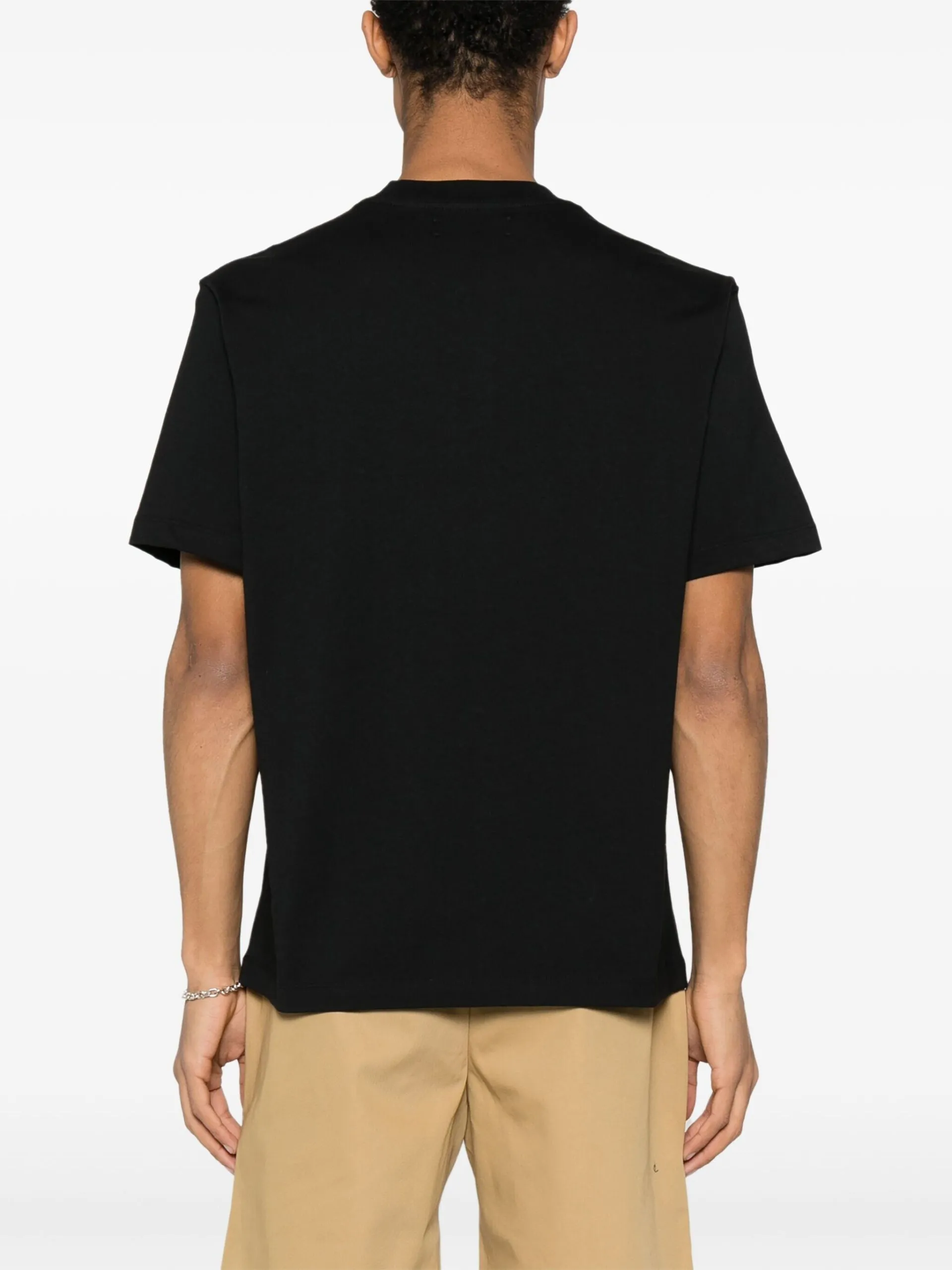 AMIRI  |Crew Neck Street Style Plain Cotton Short Sleeves Logo