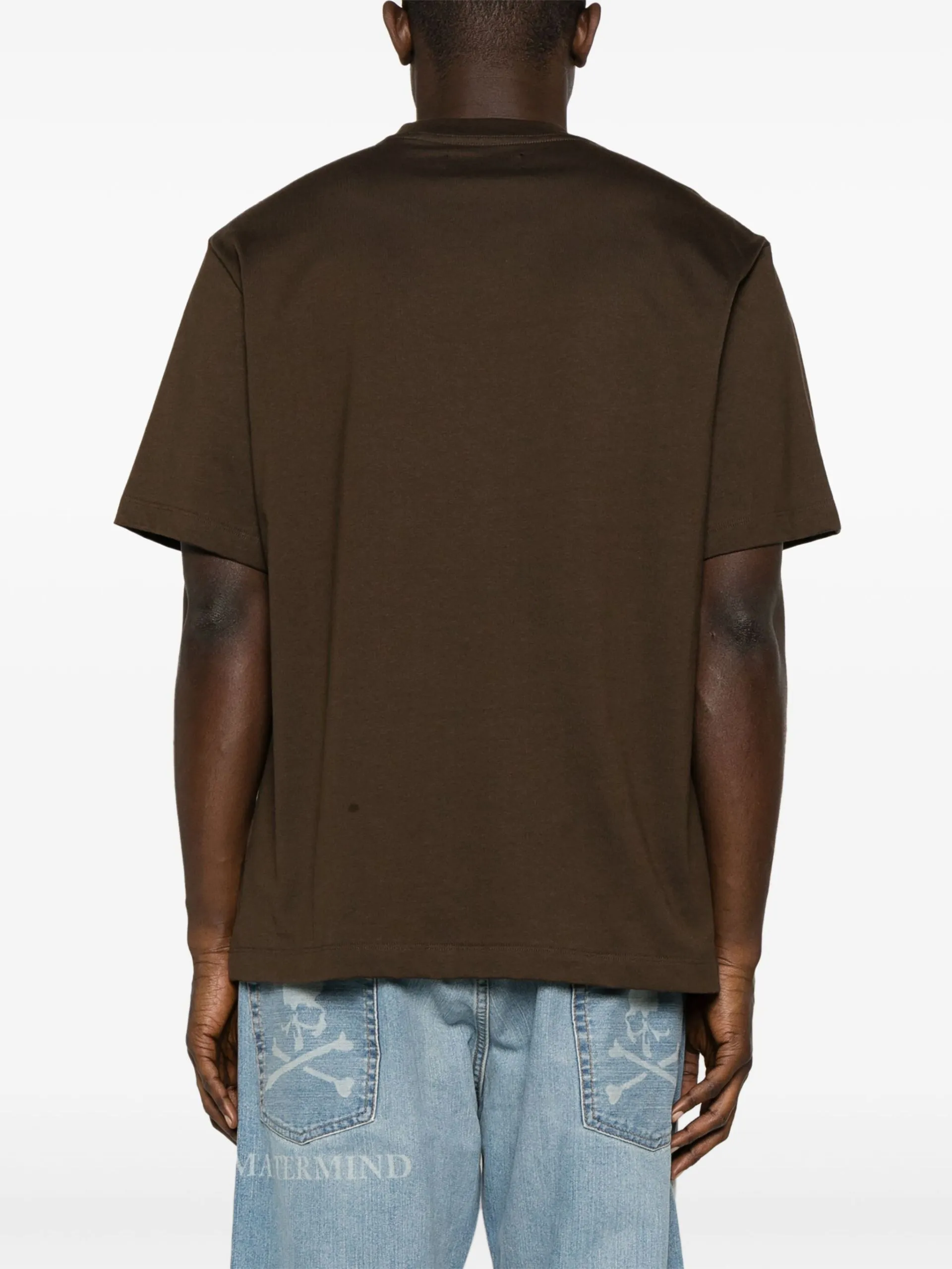 AMIRI  |Crew Neck Street Style Plain Cotton Short Sleeves Logo