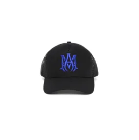 AMIRI MA TRUCKER HAT - BLACK/BLUE