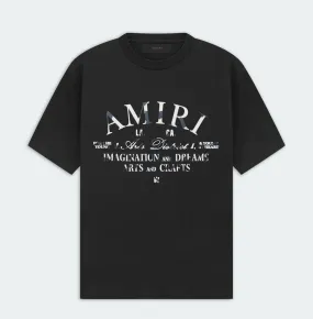 AMIRI  |Street Style Plain Cotton Short Sleeves Logo T-Shirts