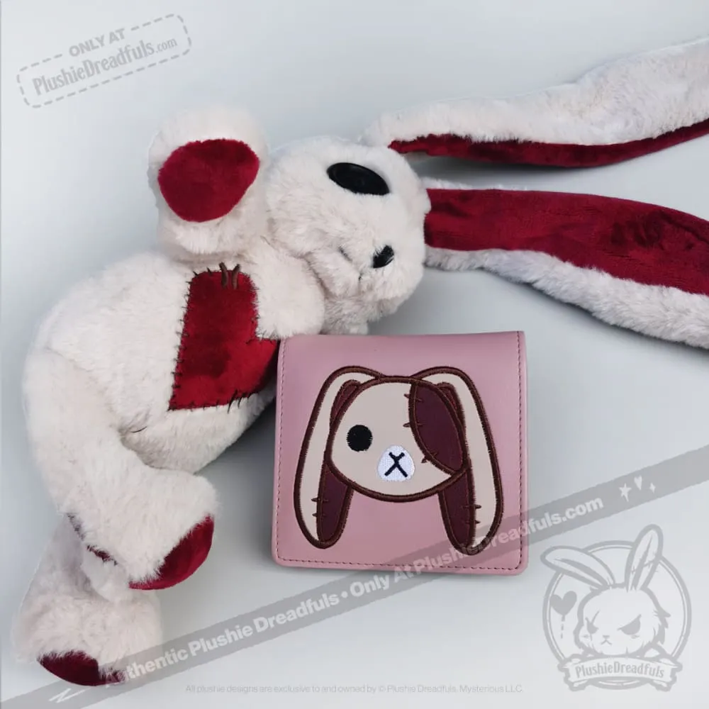 Angry and Love Rabbit Leather Wallet