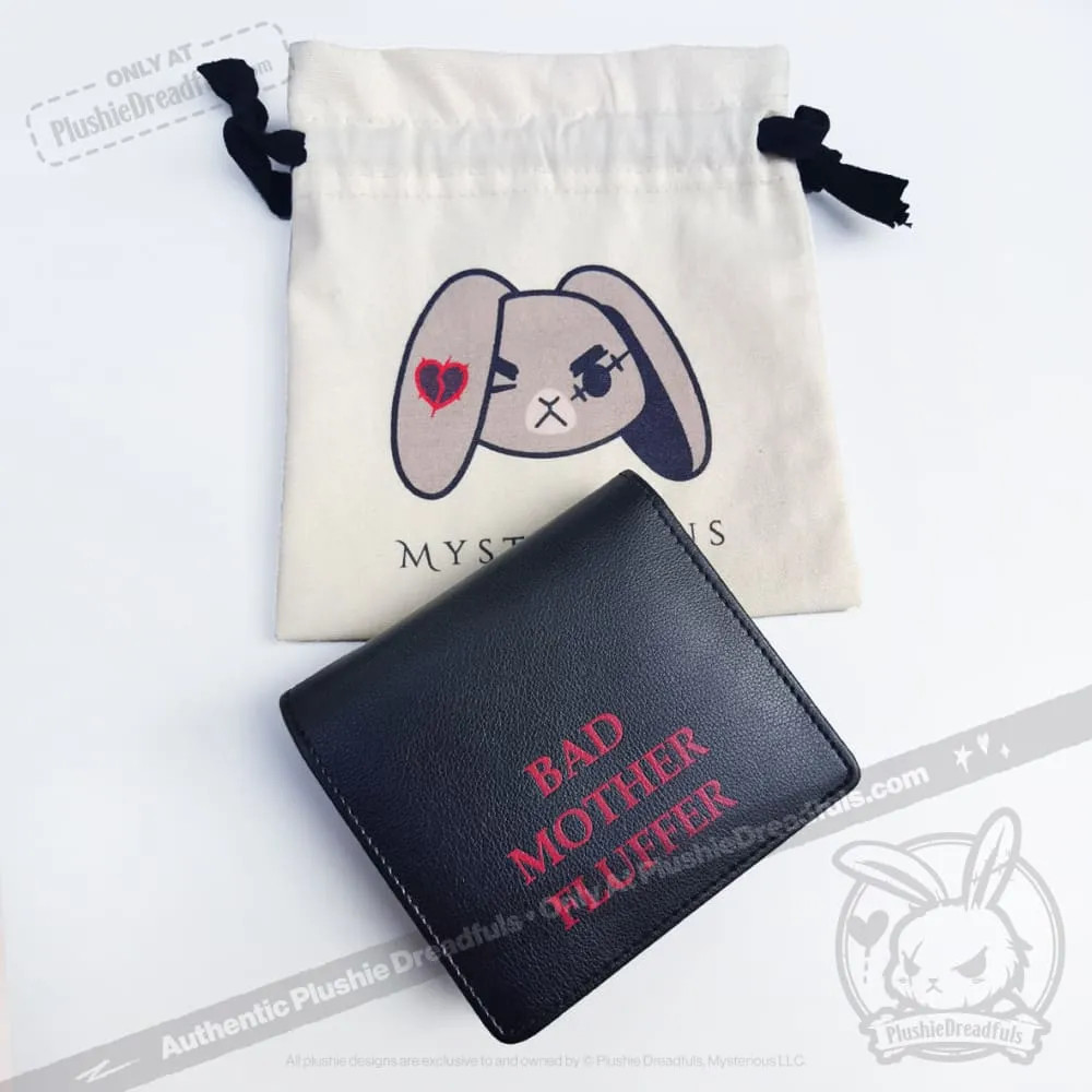 Angry and Love Rabbit Leather Wallet