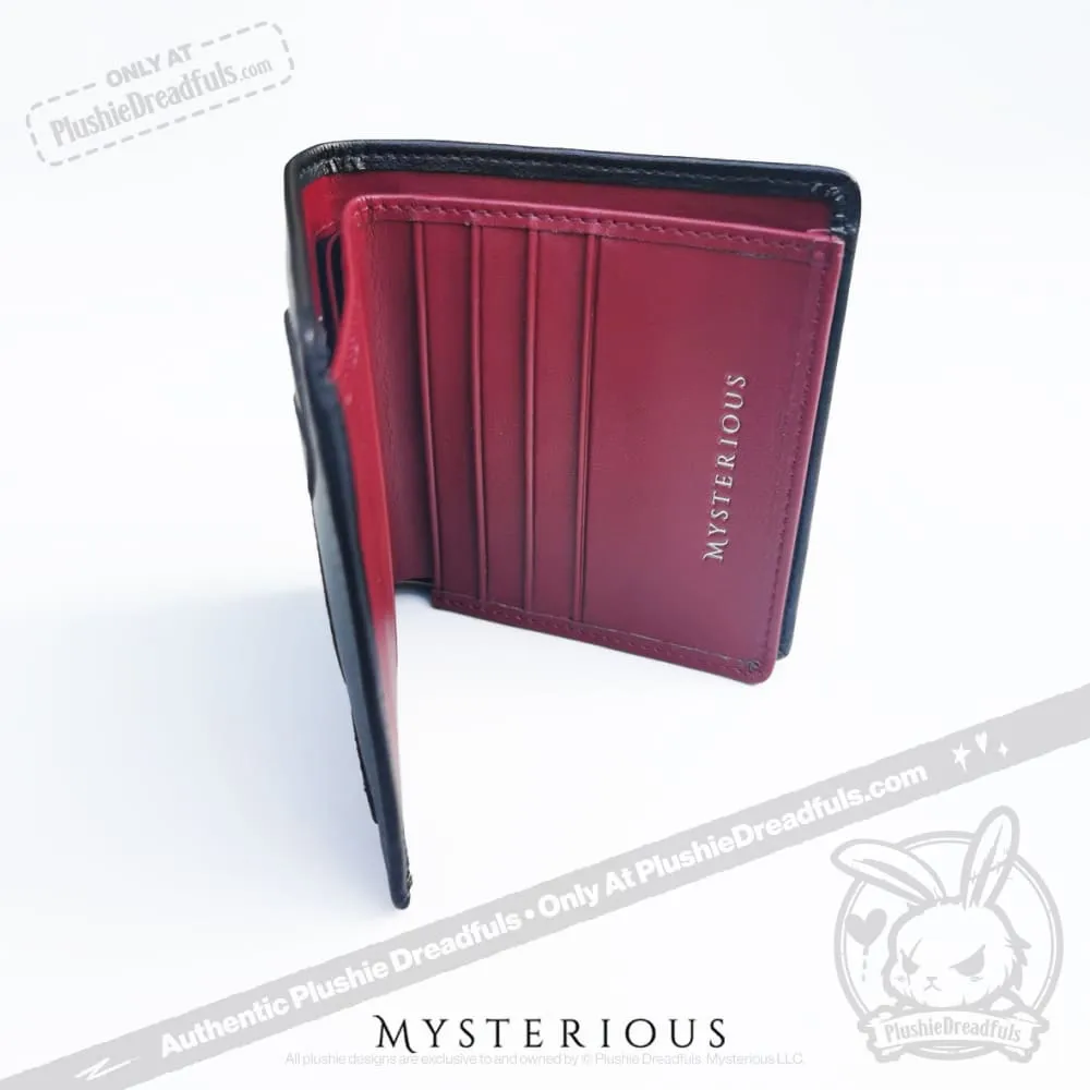 Angry and Love Rabbit Leather Wallet