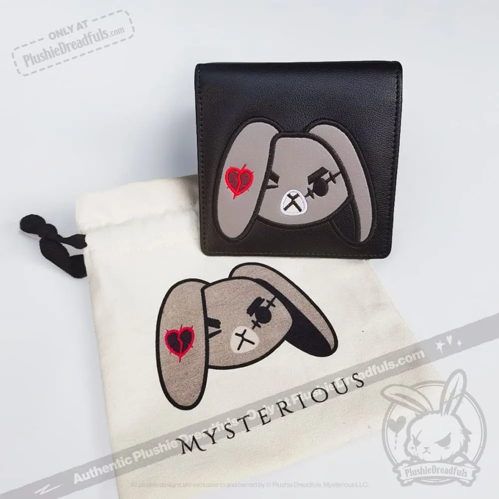 Angry and Love Rabbit Leather Wallet