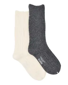 Antipast Cable Knit Chunky Wool Socks