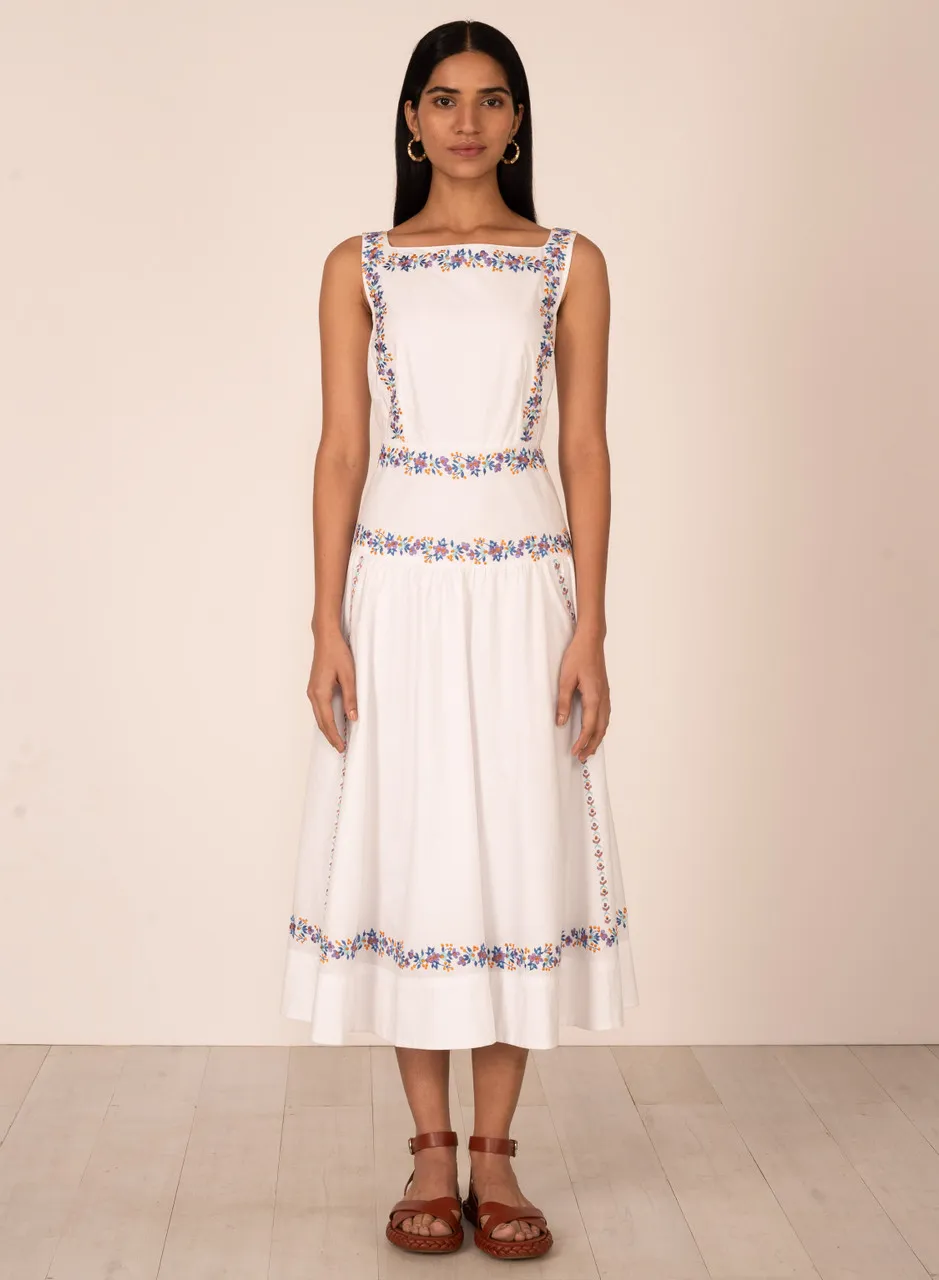 Banjanan Rasia Dress, White