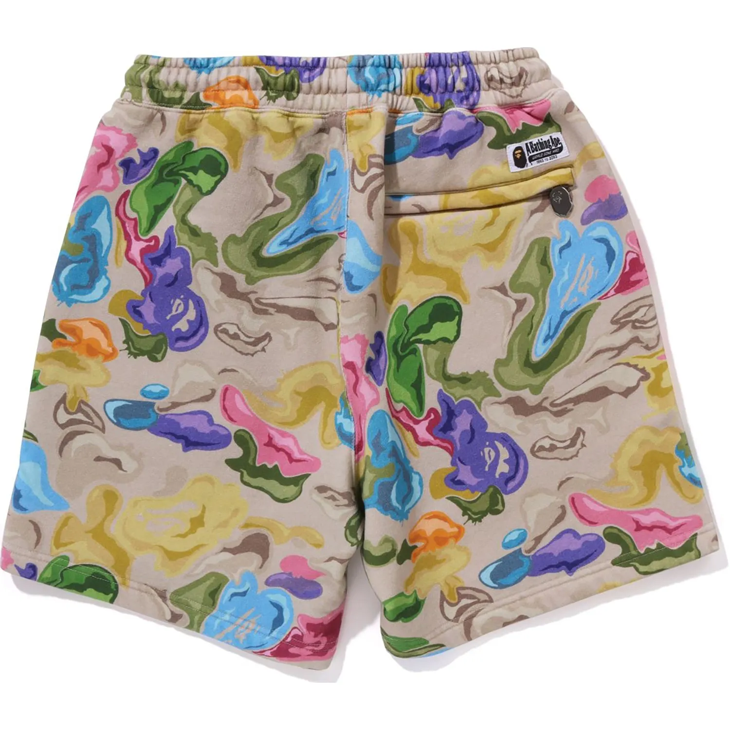 BAPE ART CAMO SWEAT SHORTS MENS