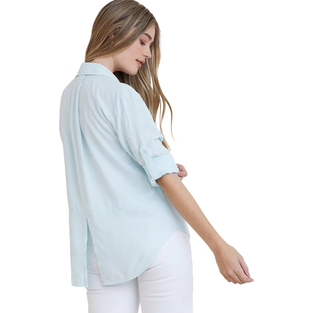 Bella Dahl Split Back Button Down - Women's