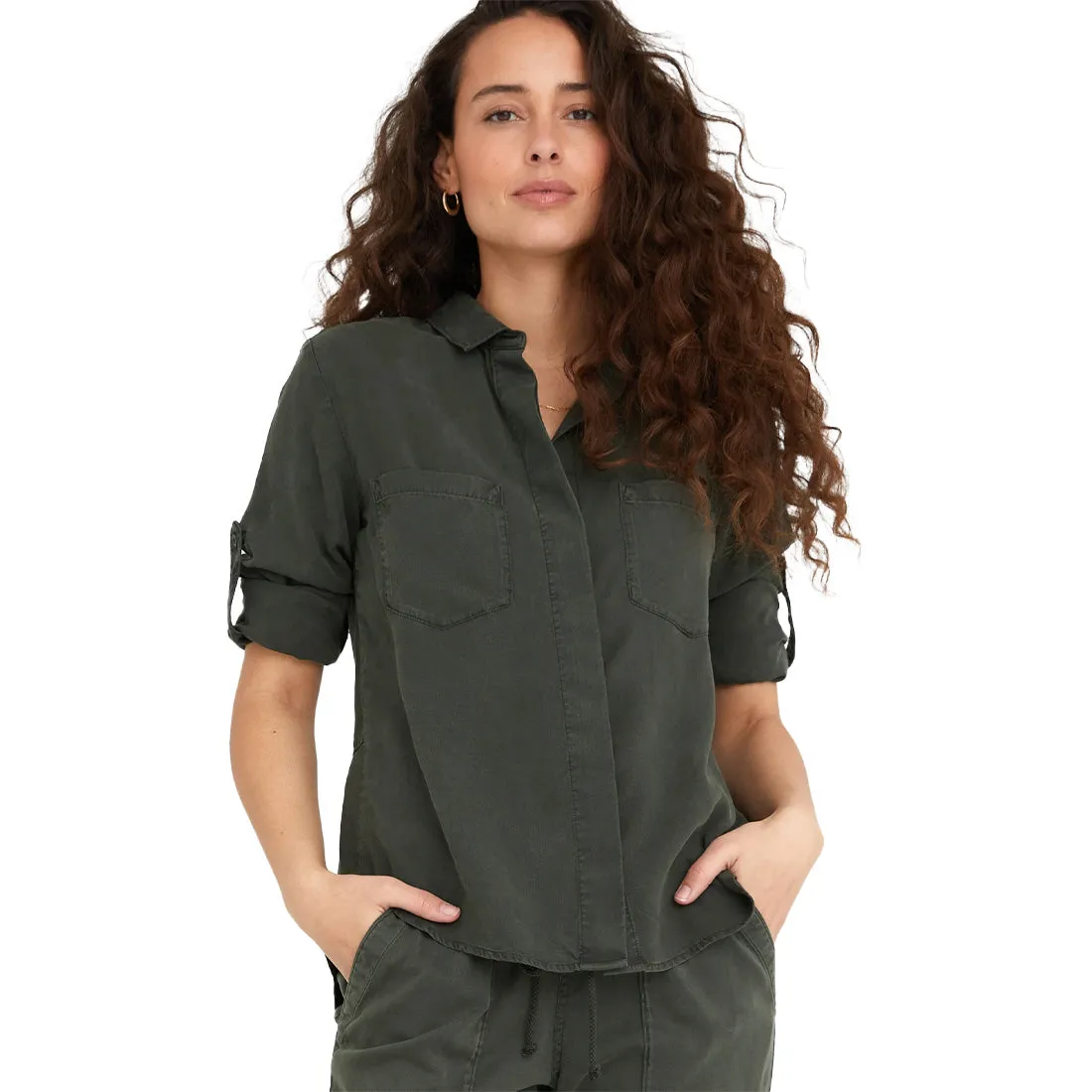 Bella Dahl Split Back Button Down - Women's