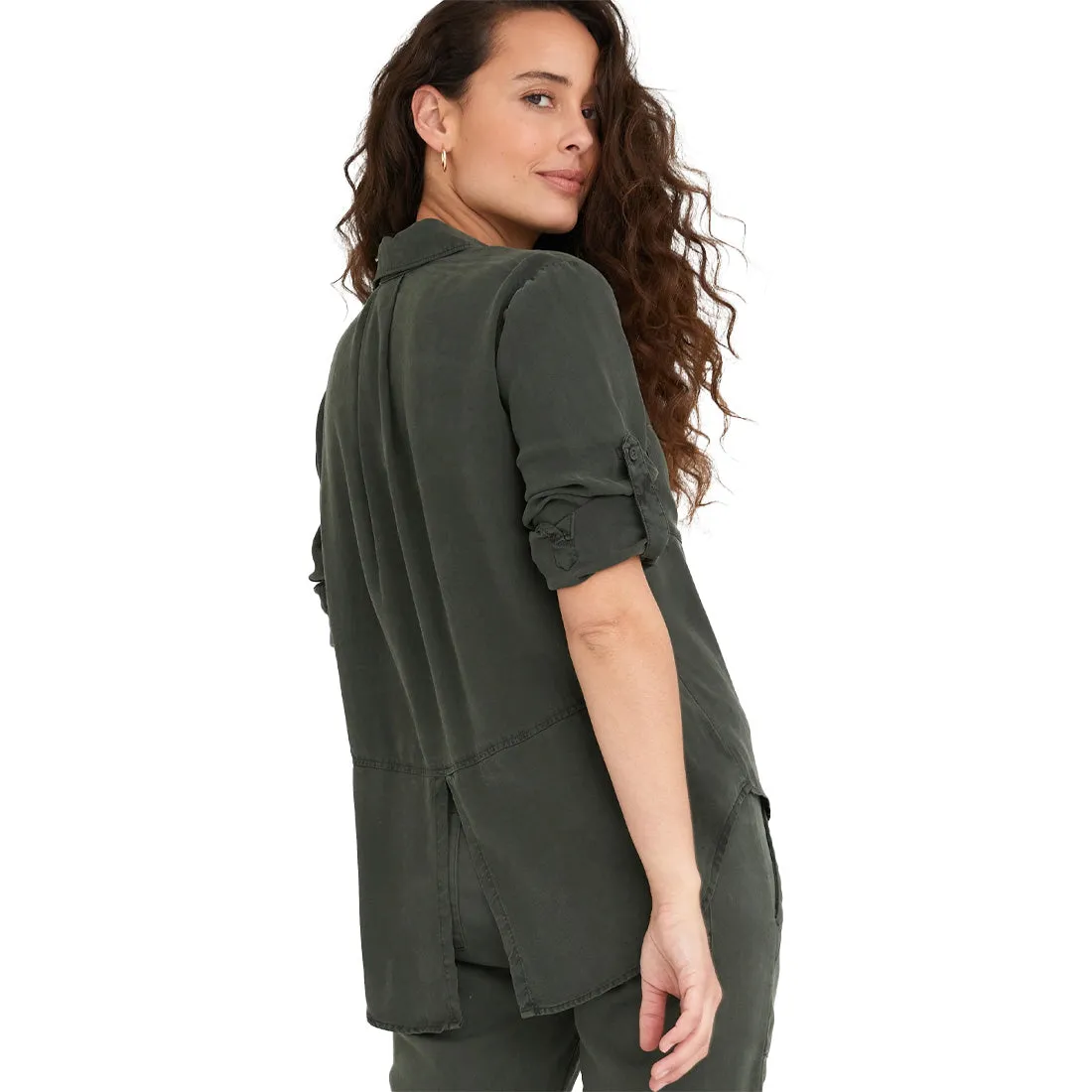 Bella Dahl Split Back Button Down - Women's