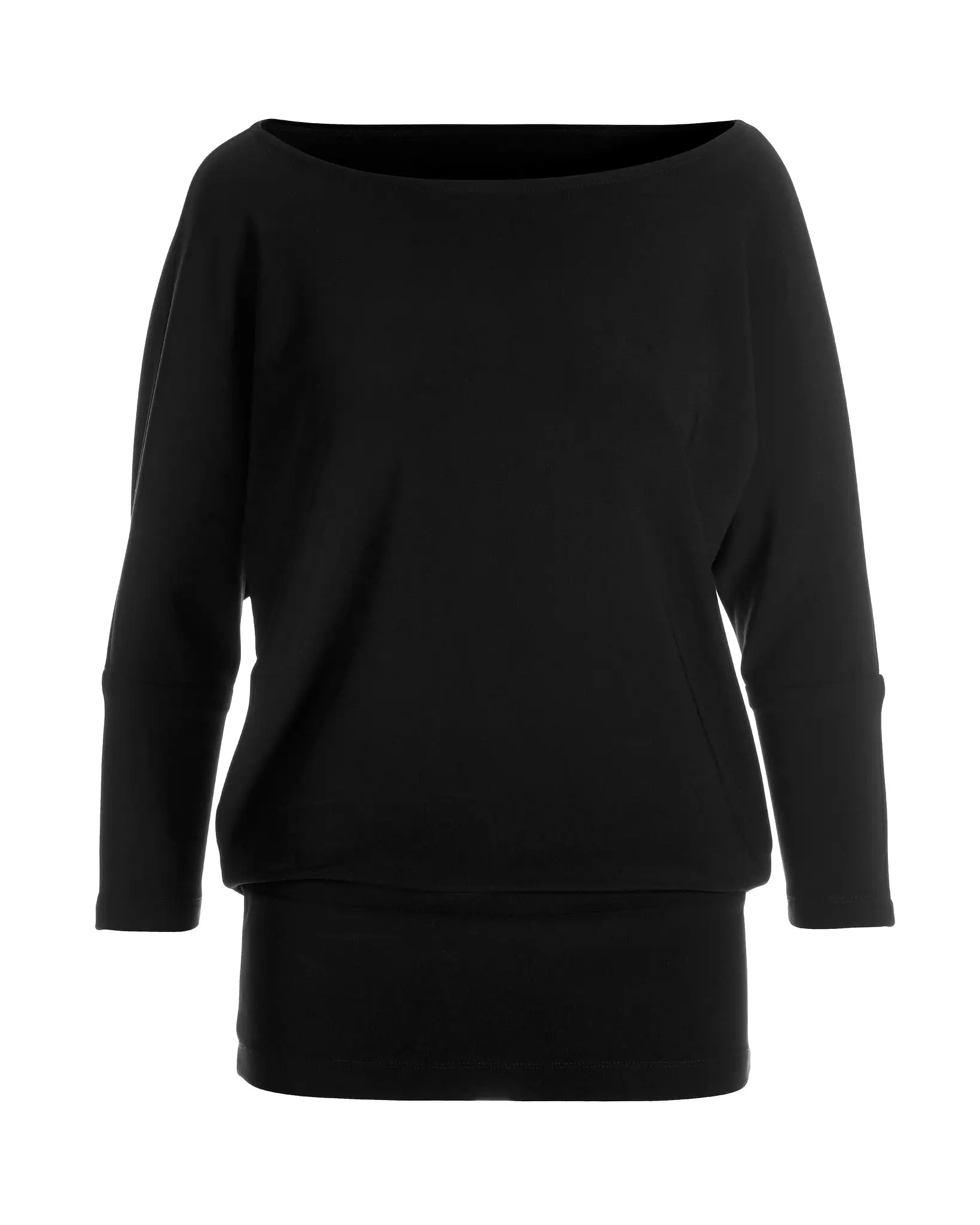 Beyond Travel Slouchy Top Jet Black