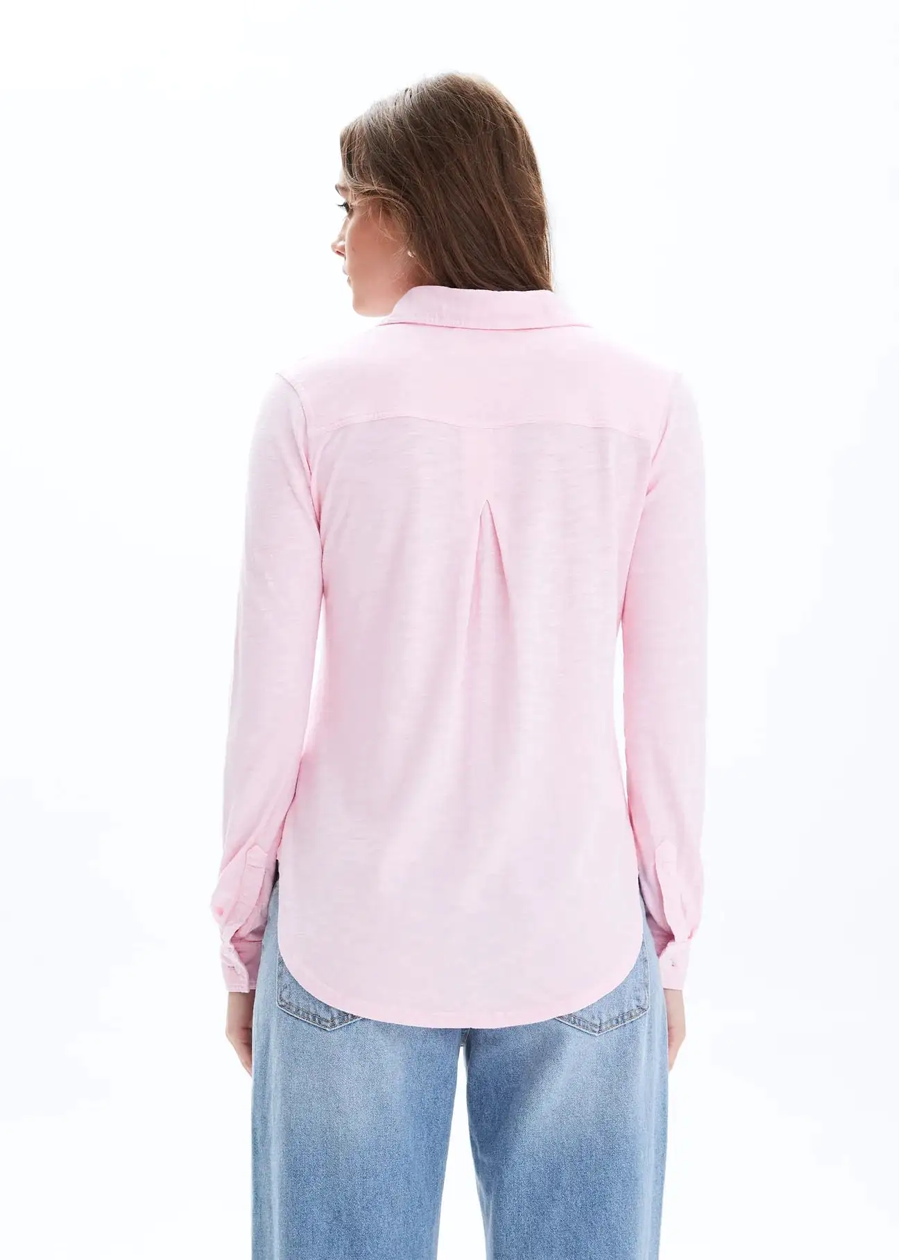 BLUSH AMRAT BUTTON DOWN