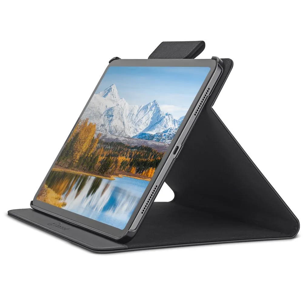 Bonelk Smart Fabric Folio for 11 inch iPad Pro 2/3/4th Gen (Black/Blue)