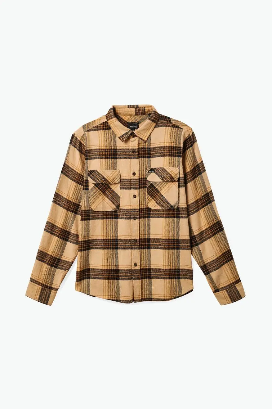 Bowery Flannel - Sand/Black