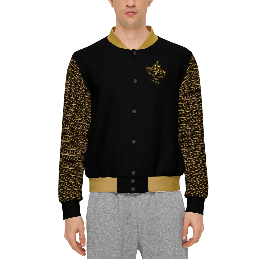 BREWZ Elected Men's Designer Double Layered Techno Scuba Knit Varsity Jacket