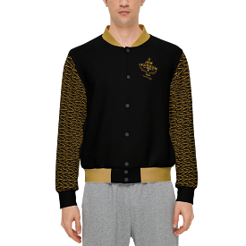 BREWZ Elected Men's Designer Double Layered Techno Scuba Knit Varsity Jacket