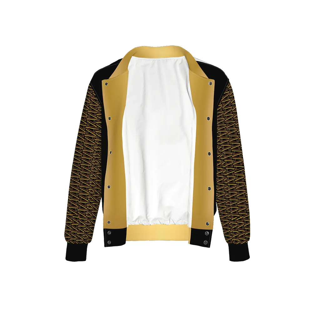 BREWZ Elected Men's Designer Double Layered Techno Scuba Knit Varsity Jacket