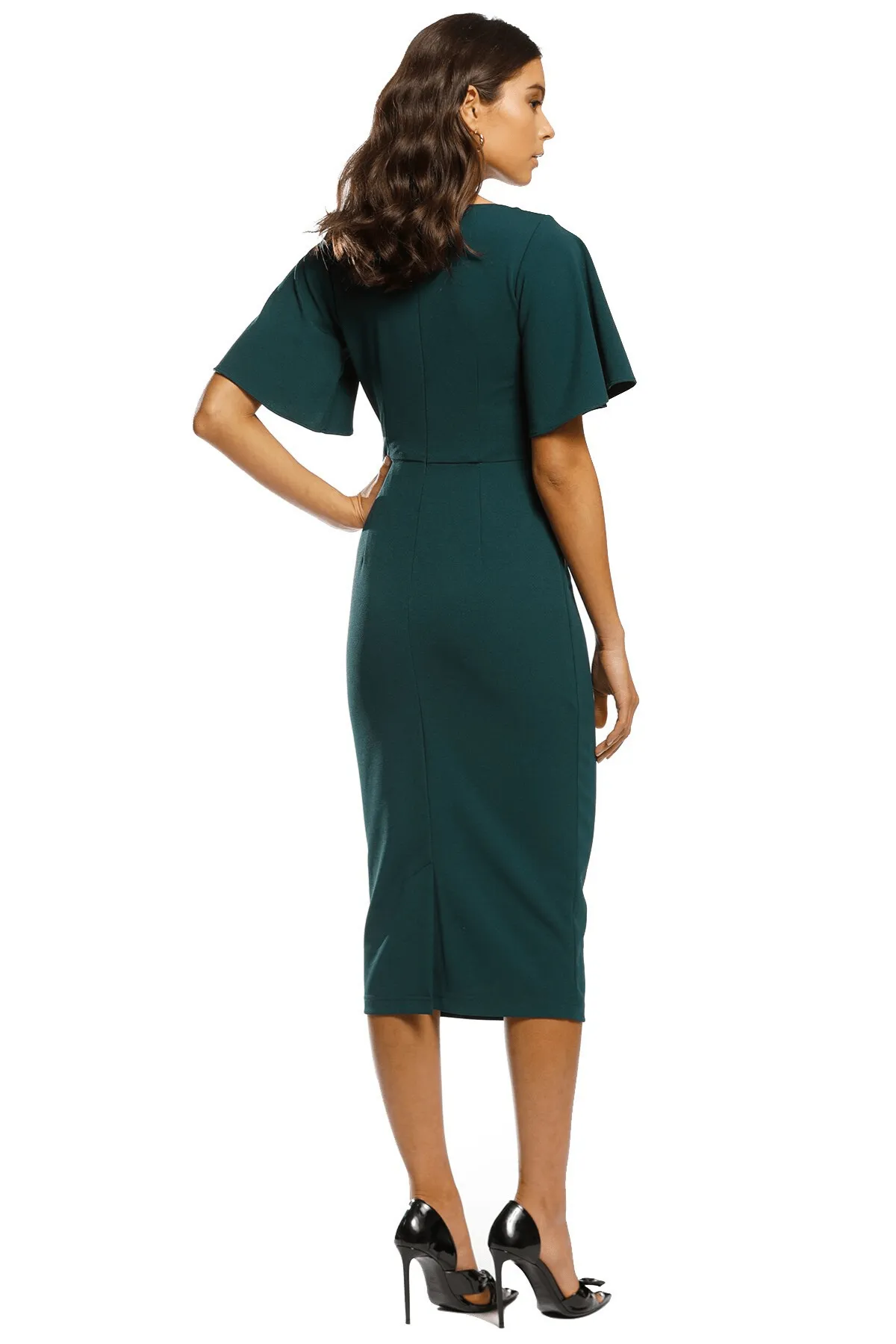 BUY IT PASDUCHAS Marquise Midi Dress (Pine Green)