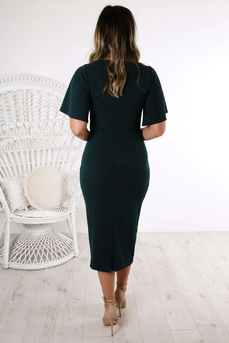 BUY IT PASDUCHAS Marquise Midi Dress (Pine Green)