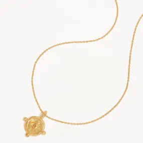 By Charlotte Luck and Love Necklace, Gold