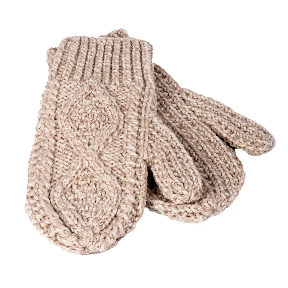 Cable Knit Mittens