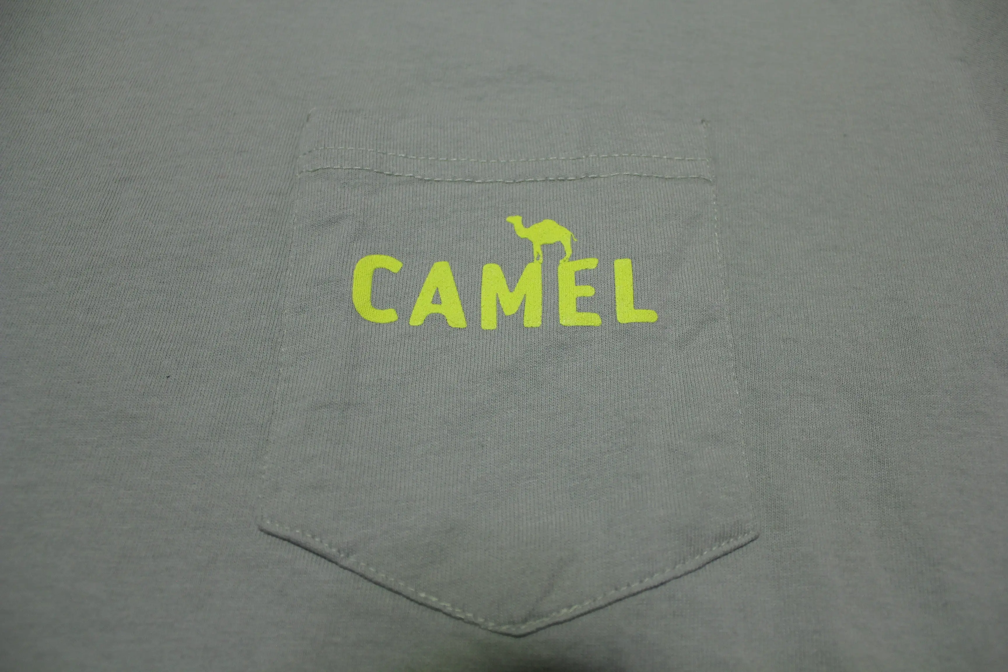 Camel Cigarettes Tobacco Vintage 90's American Born Made in USA Pocket T-Shirt