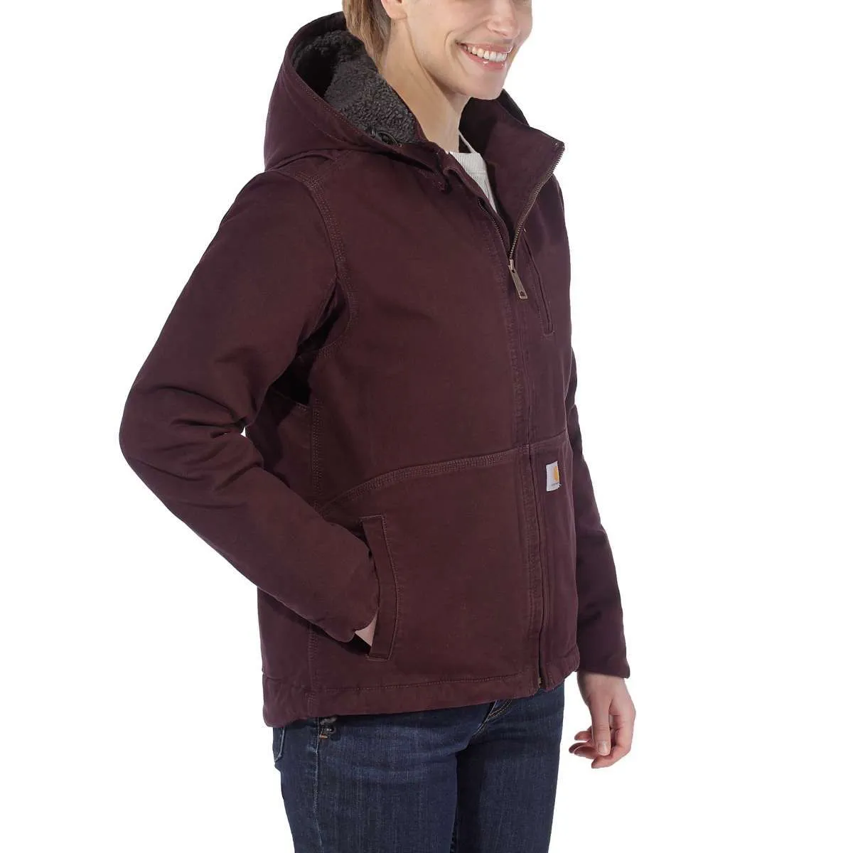 Carhartt 102248 Women's Full Swing Caldwell Jacket - Deep Wine