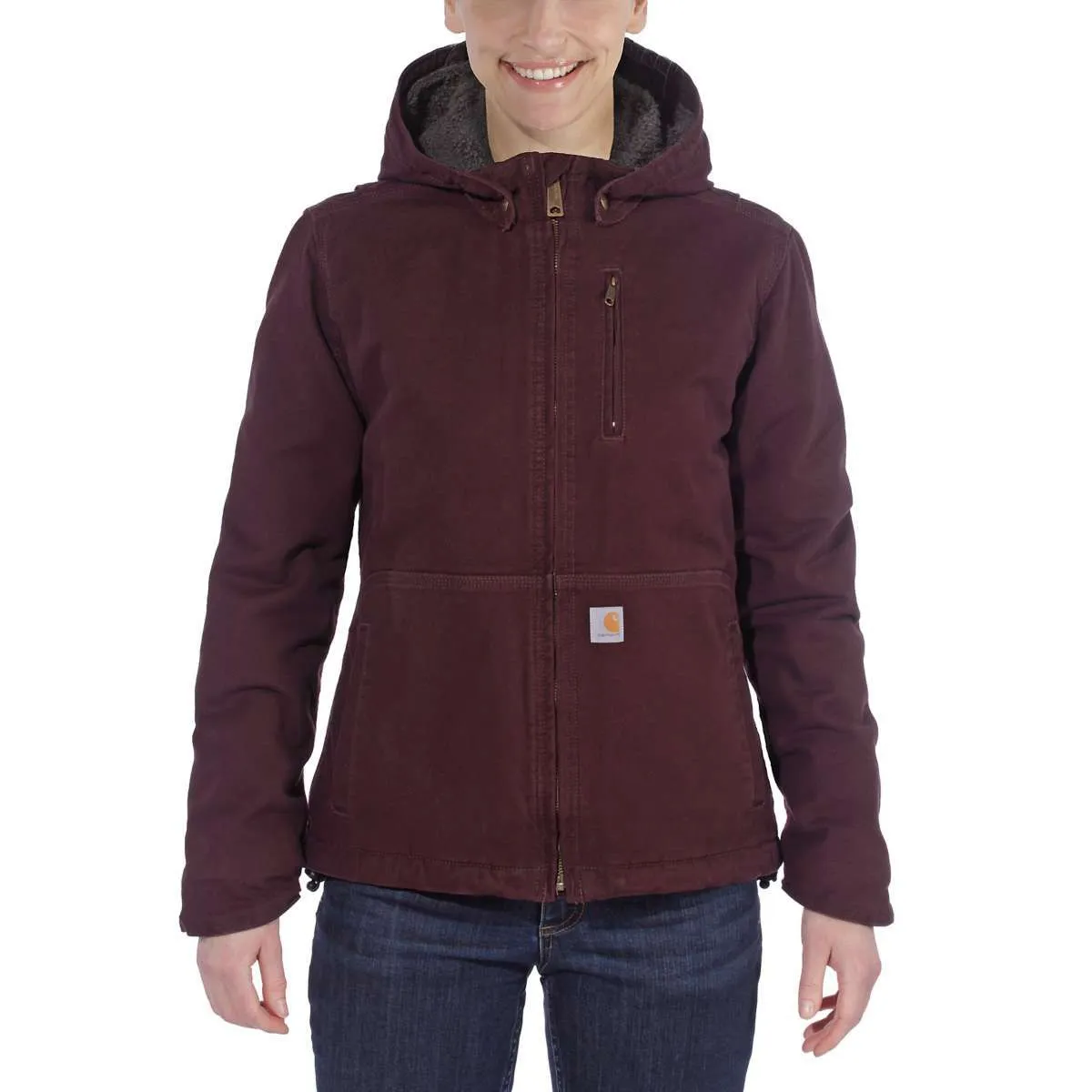 Carhartt 102248 Women's Full Swing Caldwell Jacket - Deep Wine