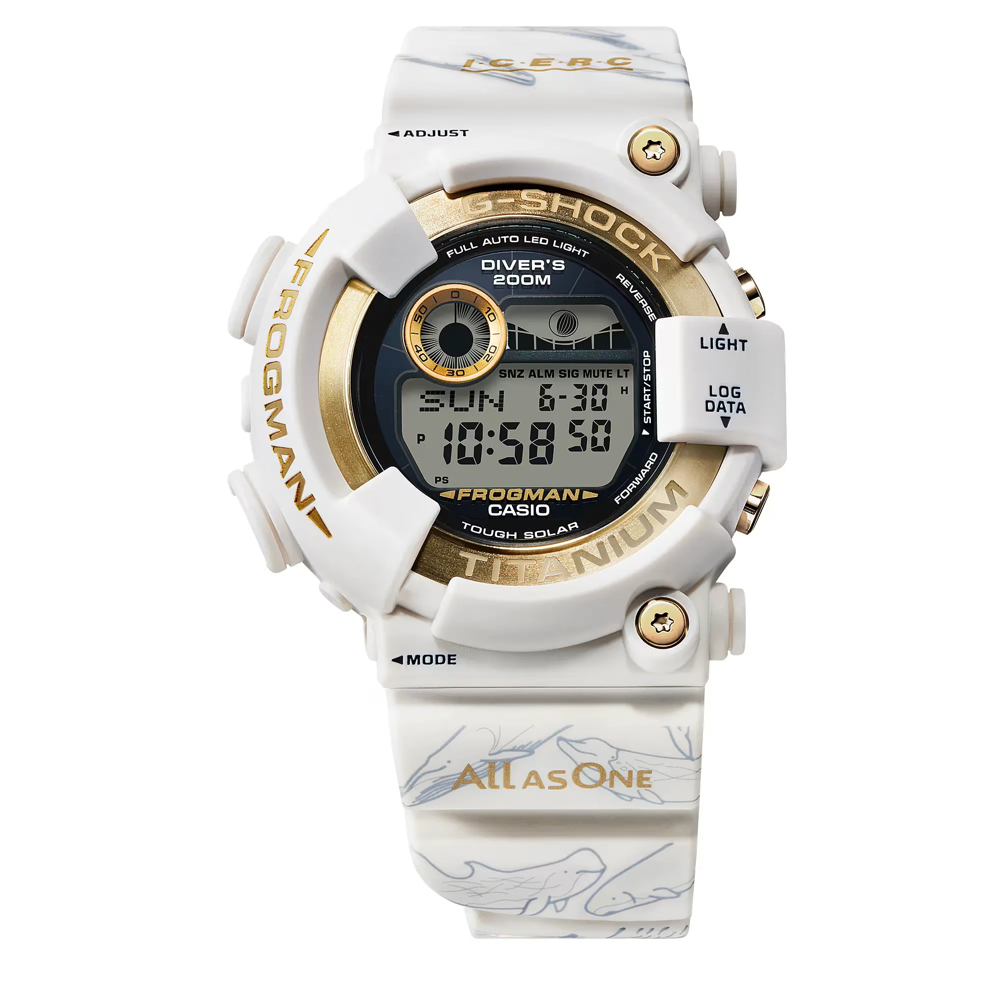 Casio G-Shock Frogman X I.C.E.R.C Japan 30th Annivsersary Love the Sea and the Earth 2024 Special Edition GW-8201K-7