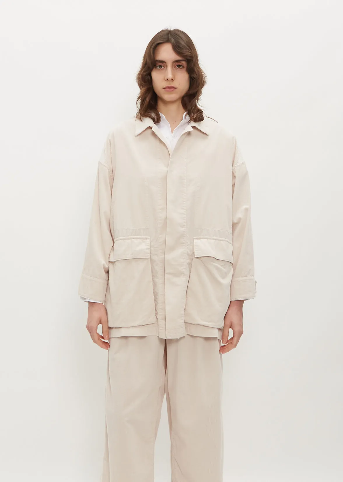 Corduroy Coverall Jacket