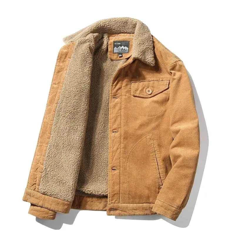 Corduroy Winter Jacket For Men