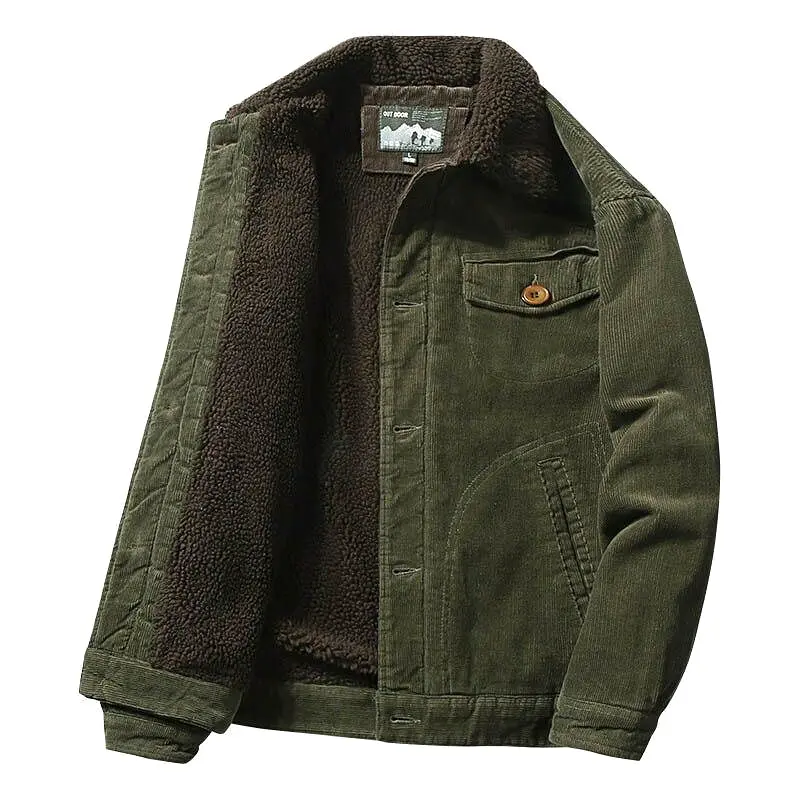 Corduroy Winter Jacket For Men