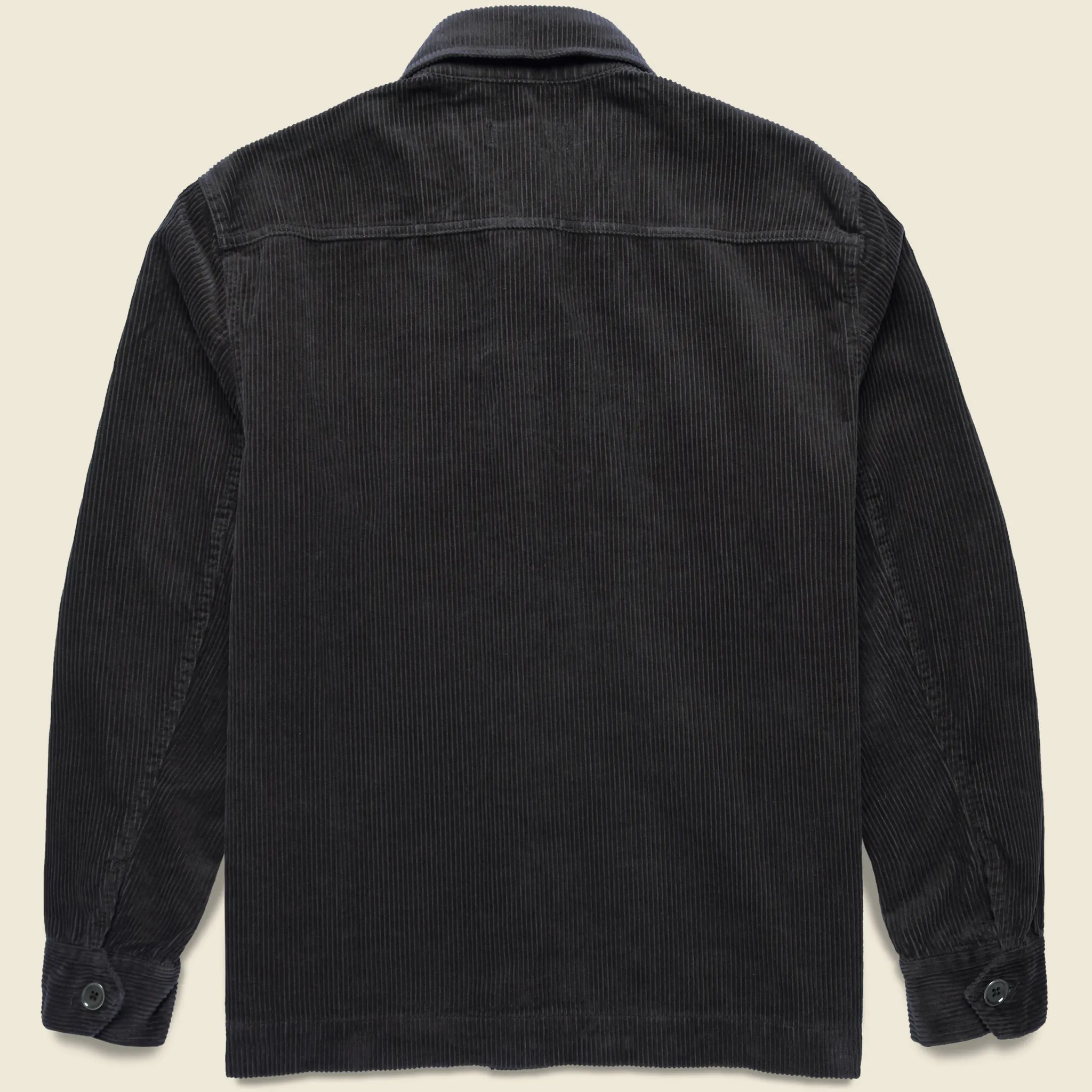 Corduroy Work Jacket - Black