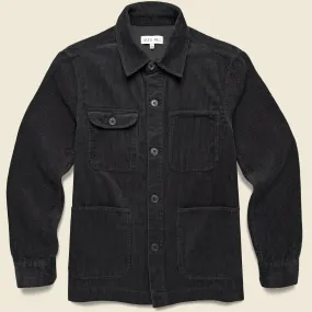 Corduroy Work Jacket - Black