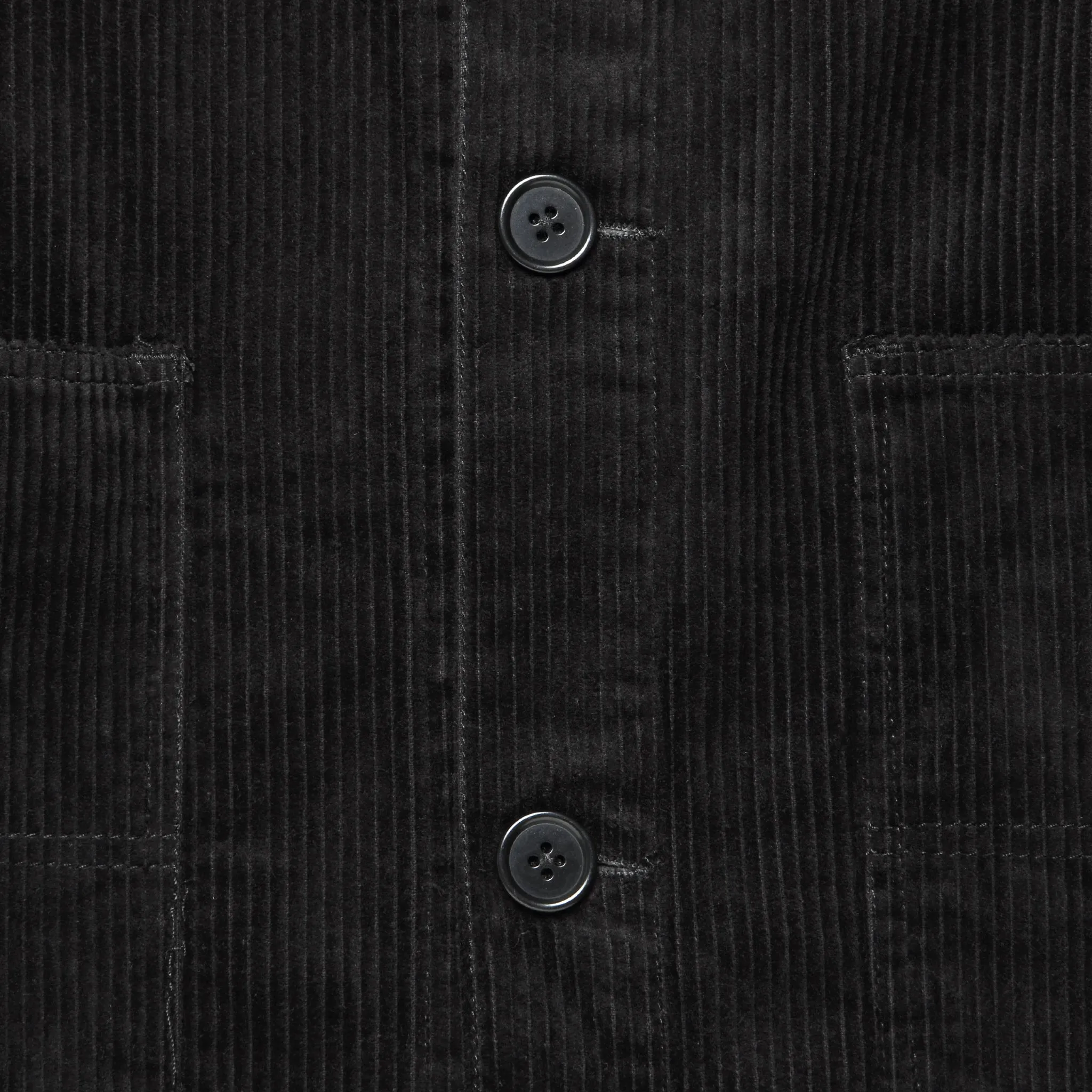 Corduroy Work Jacket - Black