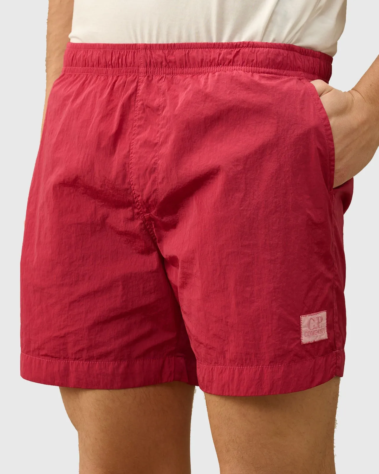 C.p. Company Echo-chrome R Short Swim Short Bordeaux Uomo