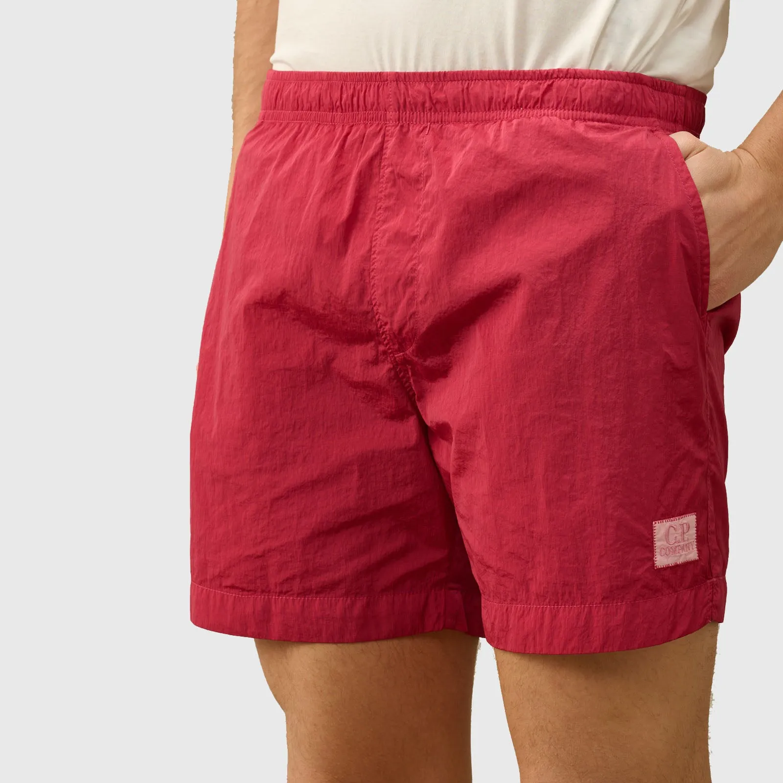 C.p. Company Echo-chrome R Short Swim Short Bordeaux Uomo