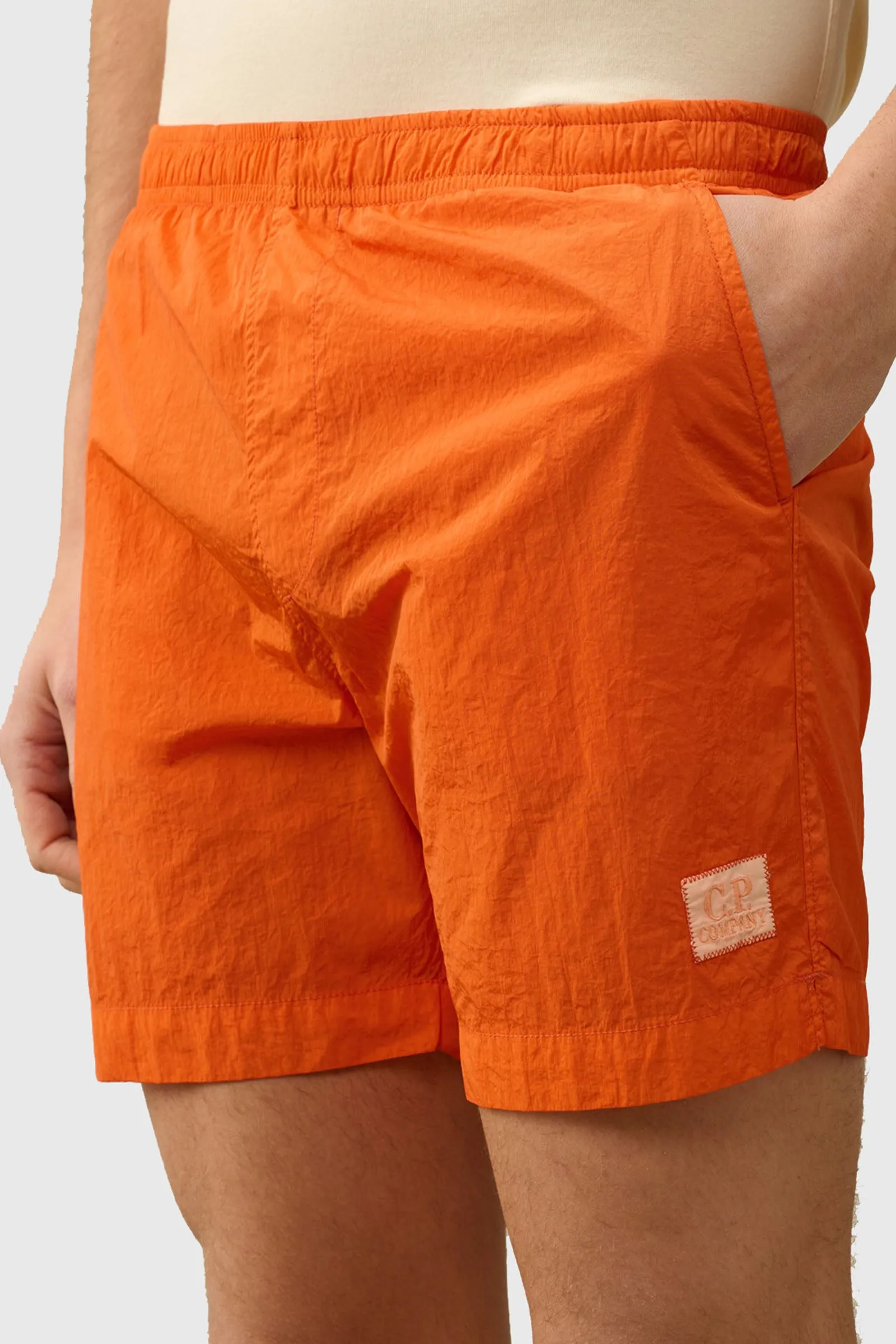 C.p. Company Eco-chrome R Short Swim Arancio Fluo Uomo