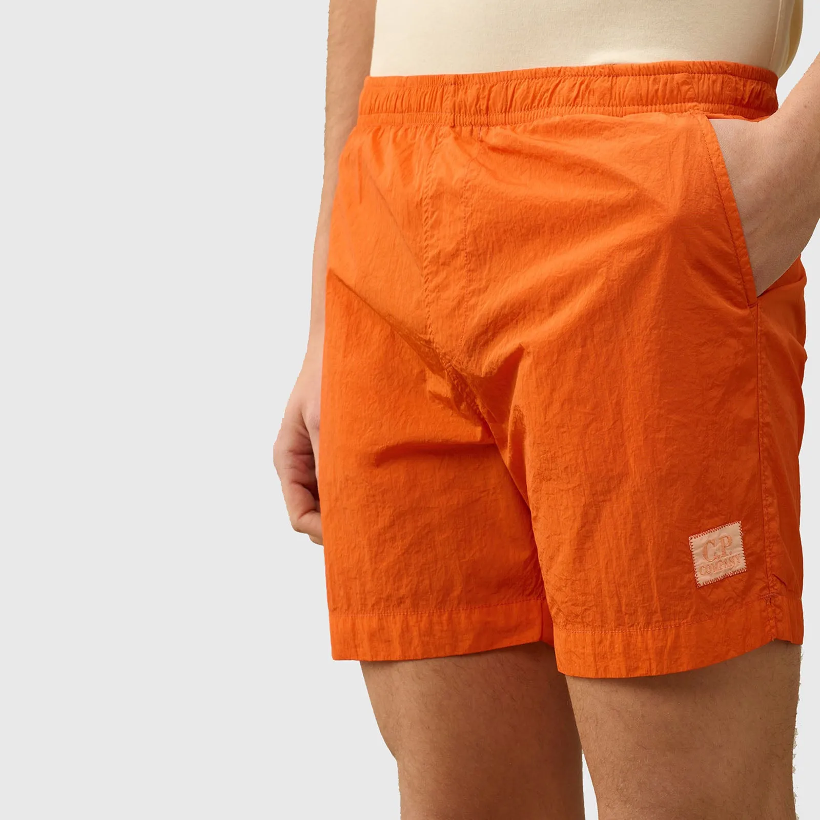 C.p. Company Eco-chrome R Short Swim Arancio Fluo Uomo