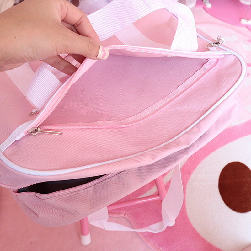 CUTE PINK LOVE TRAVEL HANDBAG BY92021